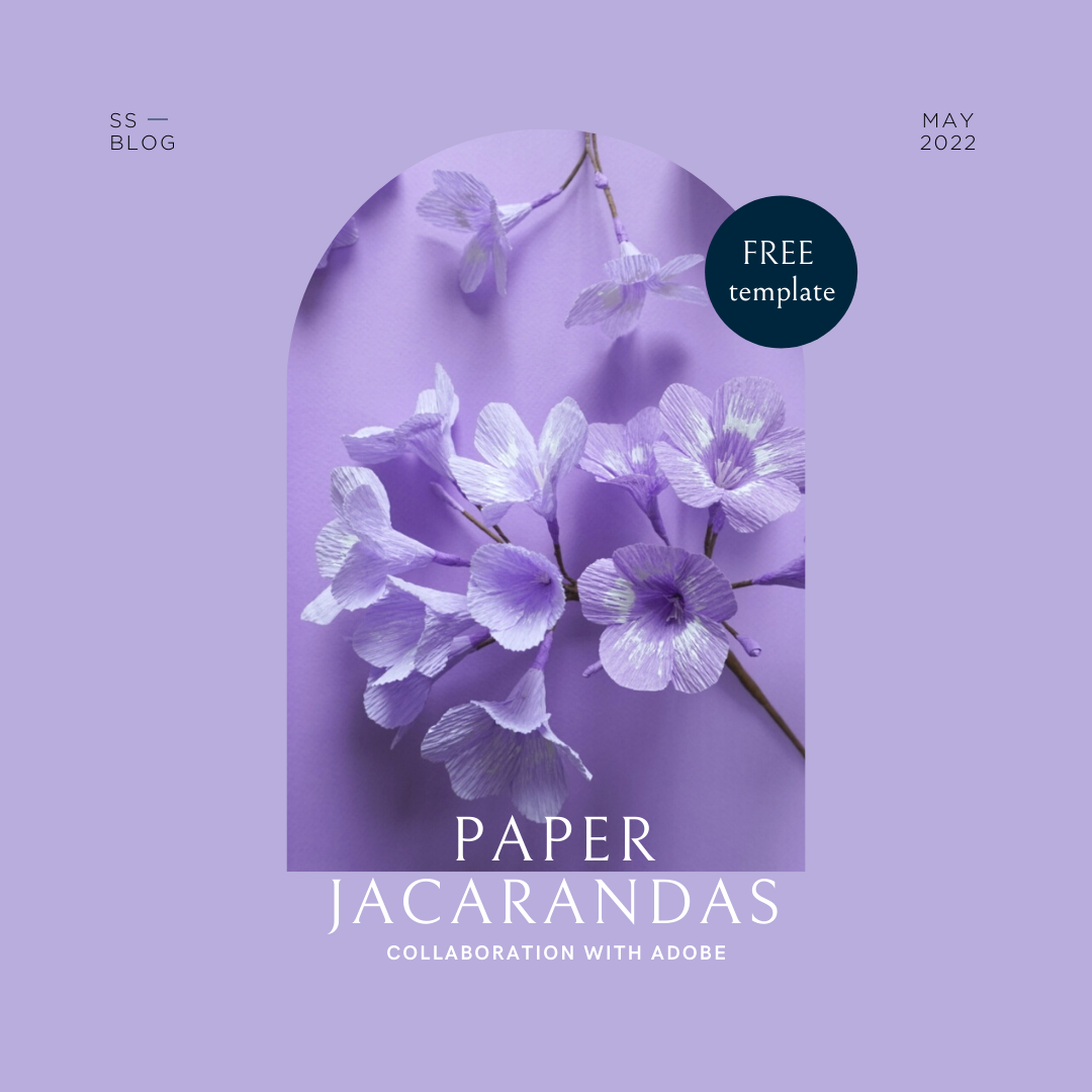Celebrating AAPI heritage month with paper Jacarandas
