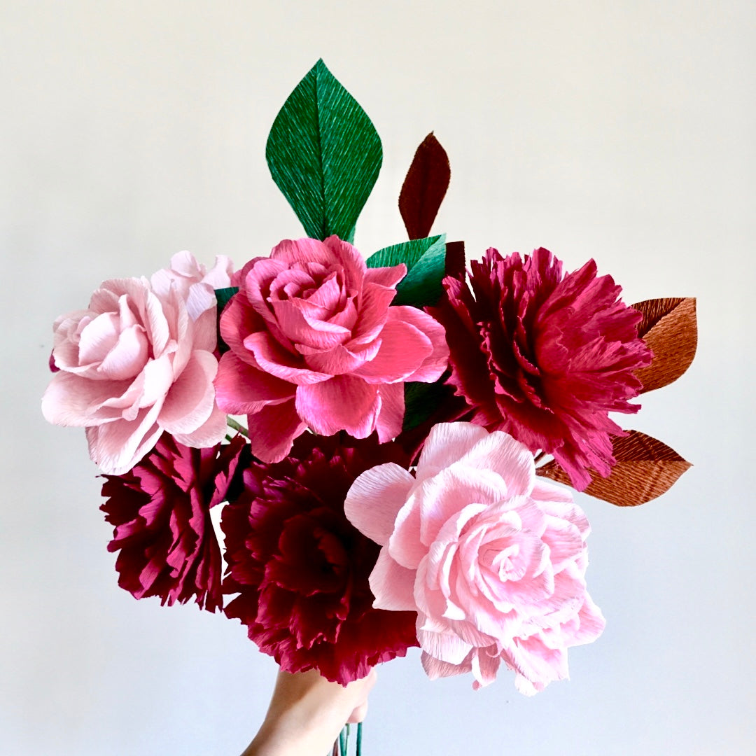 seed paper flower bouquet Bespoke Paper Flower Bouquet – Summer Space Studio